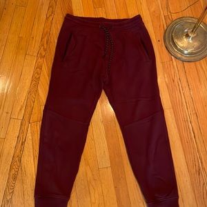 Burgundy American Eagle Joggers